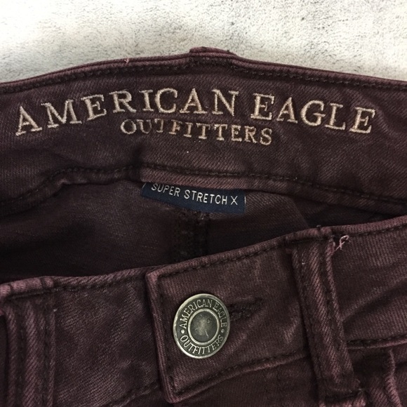 American Eagle Purple Jeggings Size 4 Short Super Stretch X - Picture 7 of 11